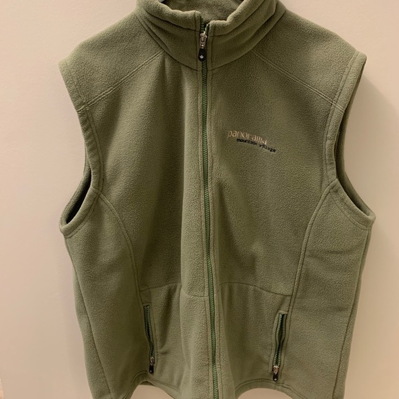 💜 2 for $30 / panorama mountain village green vest - Picture 1 of 3